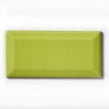 Metro Brick Gloss Lime 7.5cm x 15cm Wall Tile