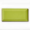 Metro Brick Gloss Lime 7.5cm x 15cm Wall Tile