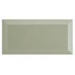 Metro Brick Gloss Sage Green 10cm x 20cm Wall Tile n