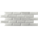 Metro Brick Gloss Travertino Gris 10cm x 30cm Wall Tile