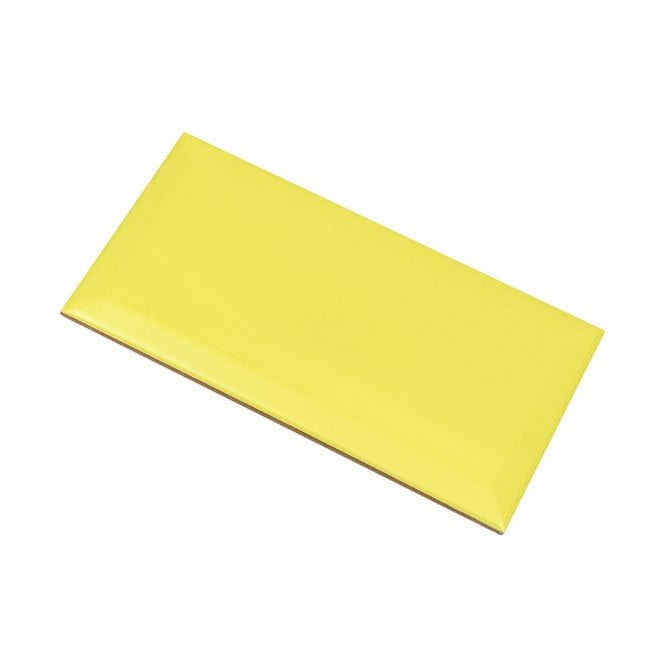 Metro Brick Gloss Yellow 10cm x 20cm Wall Tile