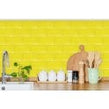 Metro Brick Gloss Yellow 10cm x 20cm Wall Tile