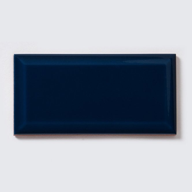 Metro Brick Knightsbridge Blue 10cm x 20cm Wall Tile
