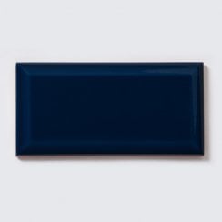 Metro Brick Knightsbridge Blue 10cm x 20cm Wall Tile