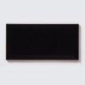 Metro Brick Matt Black 10cm x 20cm Wall Tile