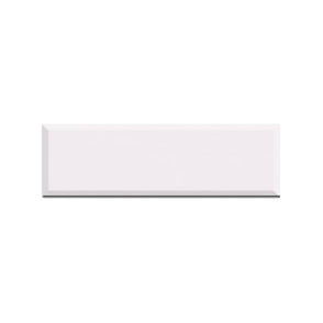 Metro Brick Matt White 10cm x 30cm Wall Tile