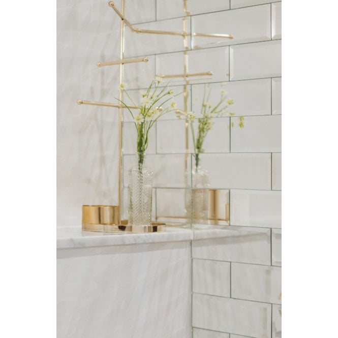 Metro Brick Mirror 5mm 10cm x 20cm Wall Tile