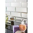 Metro Brick Mirror 5mm 7.5cm x 30cm Wall Tile