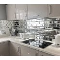 Metro Brick Mirror 8mm 10cm x 30cm Wall Tile