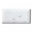 Equipe Metro Carrara Gloss 7.5cm x 15cm Wall Tile