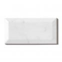 Equipe Metro Carrara Matt 7.5cm x 15cm Wall Tile