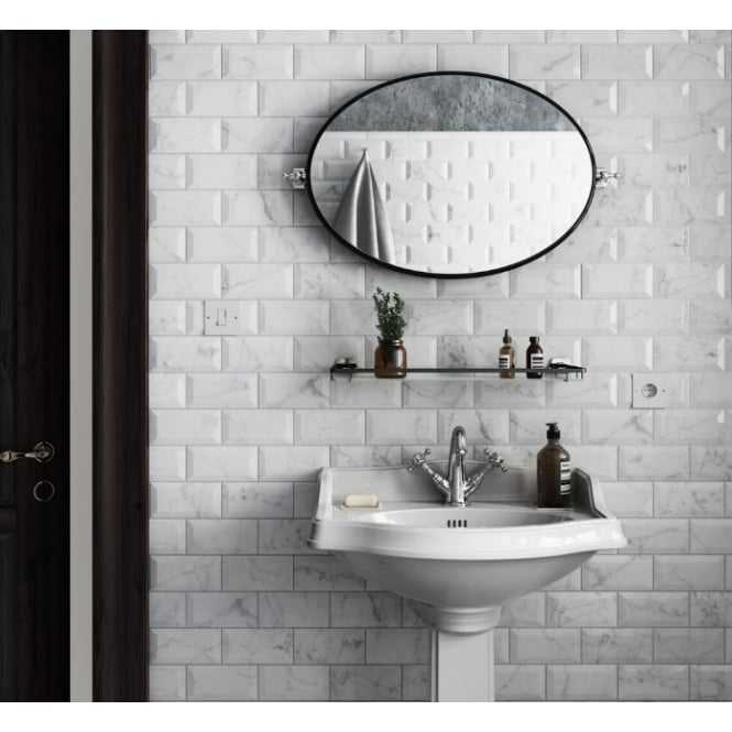 Equipe Metro Carrara Matt 7.5cm x 15cm Wall Tile