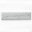 Equipe Metro Carrara Matt 7.5cm x 30cm Wall Tile