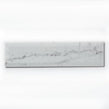 Equipe Metro Carrara Matt 7.5cm x 30cm Wall Tile