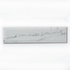 Equipe Metro Carrara Matt 7.5cm x 30cm Wall Tile