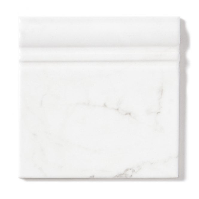 Equipe Metro Carrara Skirting Matt(15cm x 15cm) Wall Tile