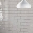 Metro Flat Gloss White 10cm x 20cm Wall Tile