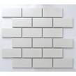 Metro Flat Gloss White 29.55cm x 29.1cm (4.5cm x 9.5cm) Mosaic Tile