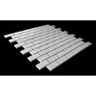 Metro Flat Gloss White 30cm x 30cm (2.3cm x 4.8cm) Mosaic Tile