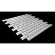 Metro Flat Gloss White 30cm x 30cm (2.3cm x 4.8cm) Mosaic Tile