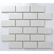 Metro Flat Matt White 29.55cm x 29.1cm (4.5cm x 9.5cm) Mosaic Tile