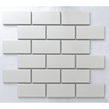 Metro Flat Matt White 29.55cm x 29.1cm (4.5cm x 9.5cm) Mosaic Tile