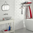 Metro Flat White 7.5cm x 15cm Wall Tile
