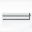 Metro White 5cm x 20cm Dado Border Tile