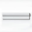 Metro White 5cm x 20cm Dado Border Tile