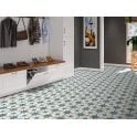 Metropolistyle Star Indigo Pattern 45cm x 45cm Wall & Floor Tile