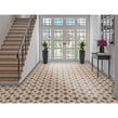 Metropolistyle Star Sienna Pattern 45cm x 45cm Wall & Floor Tile