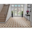 Metropolistyle Star Sienna Pattern 45cm x 45cm Wall & Floor Tile