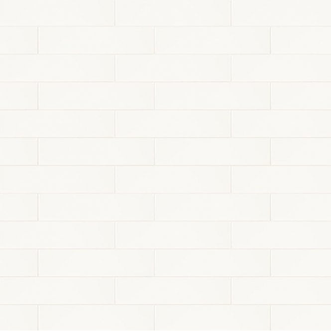 Microline White Gloss 5cm x 20cm Wall Tile