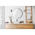 Microline White Gloss 5cm x 20cm Wall Tile