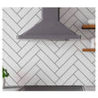 Microline White Matt 5cm x 20cm Wall Tile