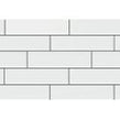 Microline White Matt 5cm x 20cm Wall Tile