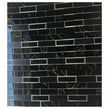 Midnight Gold Marble (4.8x14.8) 30cm x 30cm Mosaic Tile