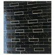 Midnight Gold Marble (4.8x14.8) 30cm x 30cm Mosaic Tile
