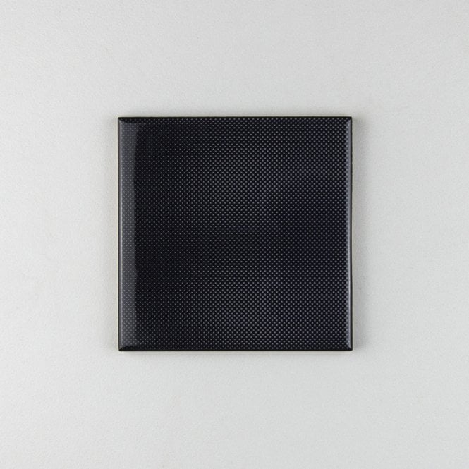 Millefeoria Black 10cm x 10cm Wall Tile