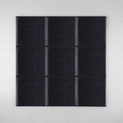 Millefeoria Black 10cm x 10cm Wall Tile