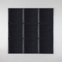 Millefeoria Black 10cm x 10cm Wall Tile