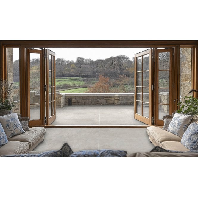 Made In Spain Mineral Cream 100cm x 100cm x 2cm Outdoor Floor Tile