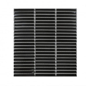 Mini Kit Kat Black 30.8cm x 28.2cm Mosaic Tile