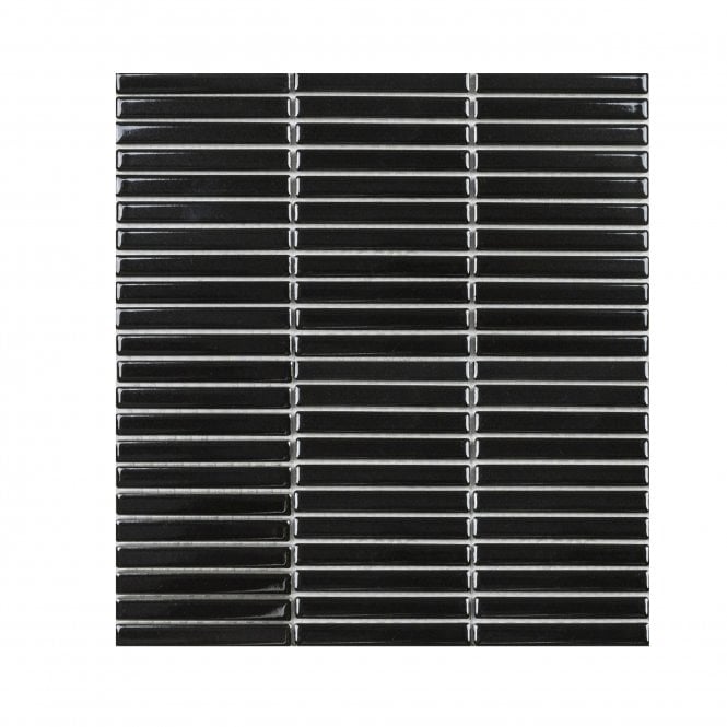 Mini Kit Kat Black 30.8cm x 28.2cm Mosaic Tile