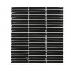 Mini Kit Kat Black 30.8cm x 28.2cm Mosaic Tile