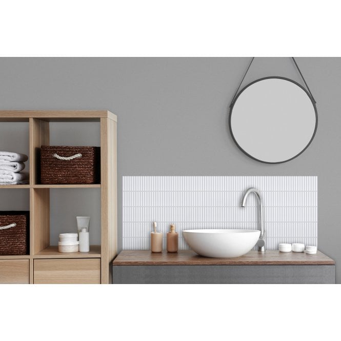 Mini Kit Kat Classic White 30.8cm x 28.2cm Mosaic Tile