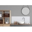 Mini Kit Kat Classic White 30.8cm x 28.2cm Mosaic Tile