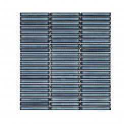 Mini Kit Kat Cyan Blue 30.8cm x 28.2cm Mosaic Tile