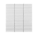 Mini Kit Kat Plain White 30.8cm x 28.2cm Mosaic Tile