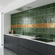 Minibru Crackle Jungle 33.7cm x 32.2cm Mosaic Tile